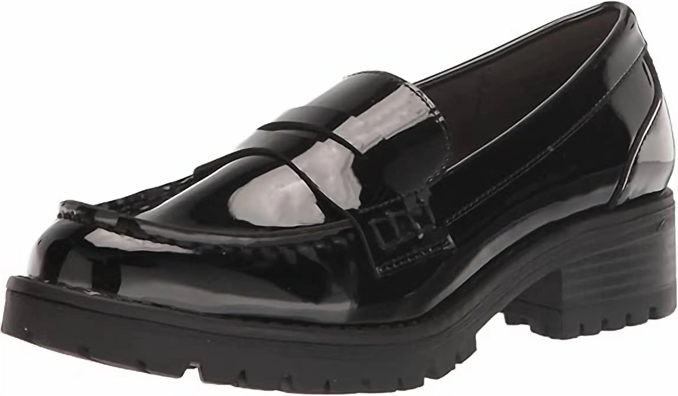 Bold Flow Women's Roulette Loafer In Black Vegan Patent