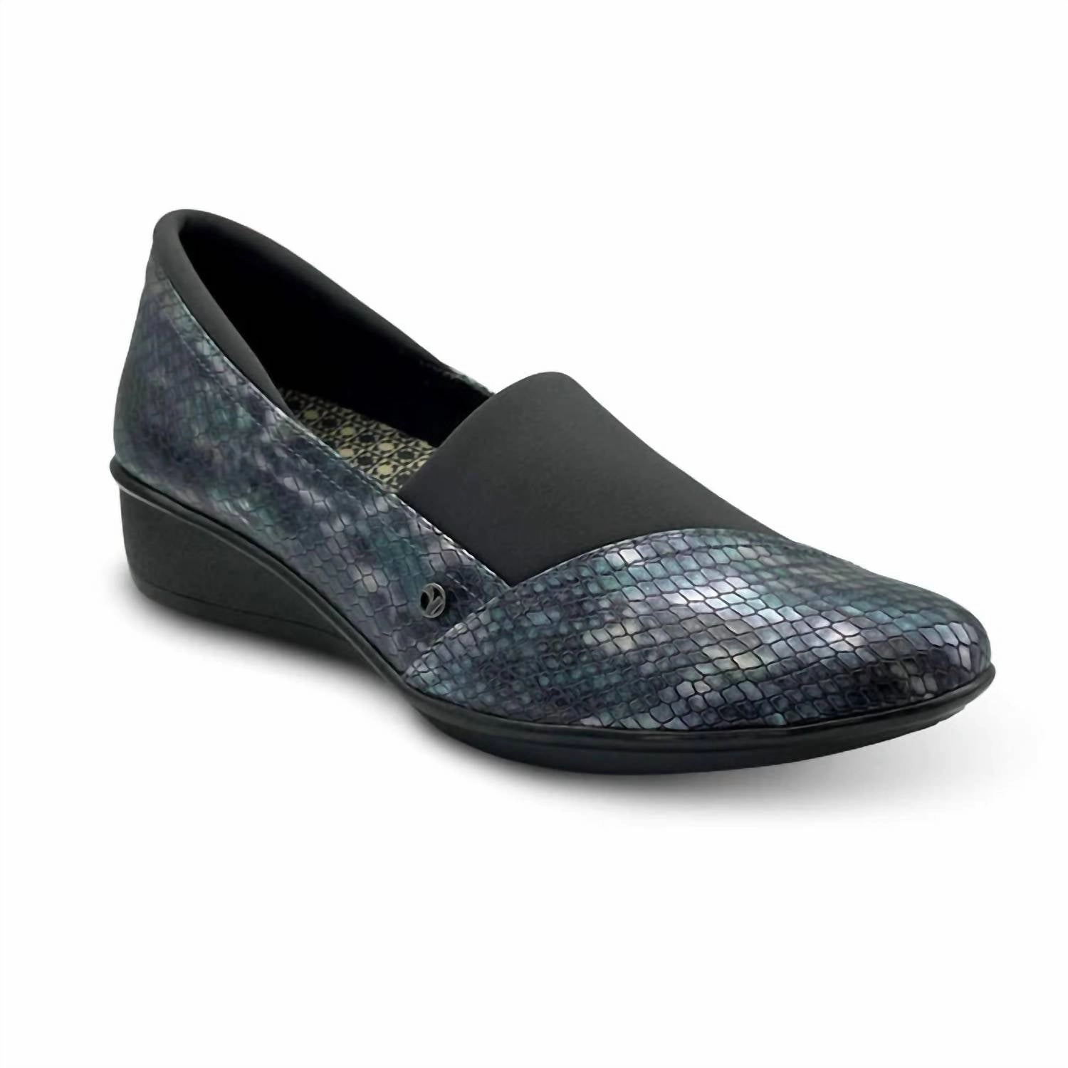 Comfy Flow Easy Pace Women's Naples Loafer In Slate Interest