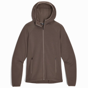 Magnetic Closures Women's Crescent Fleece Full Zip Hoodie