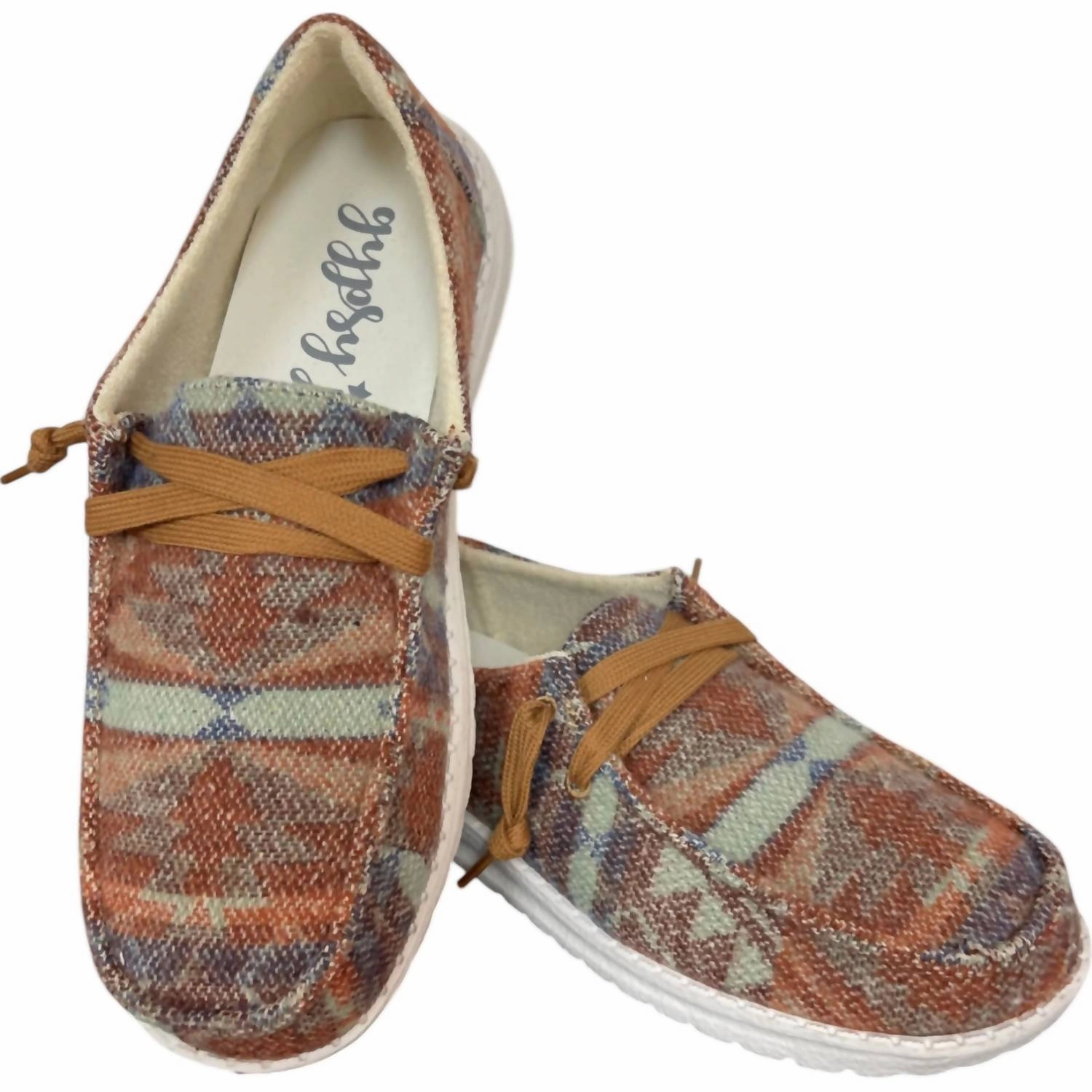Women's Aaliyah Shoes In Multi-Colored Aztec Print Raised Fit