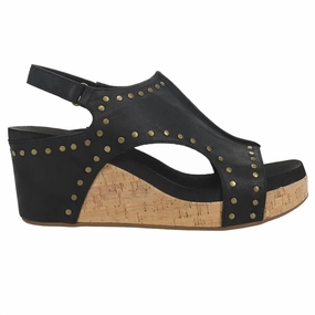 Height Form Women's Carley Studs Sandals In Black