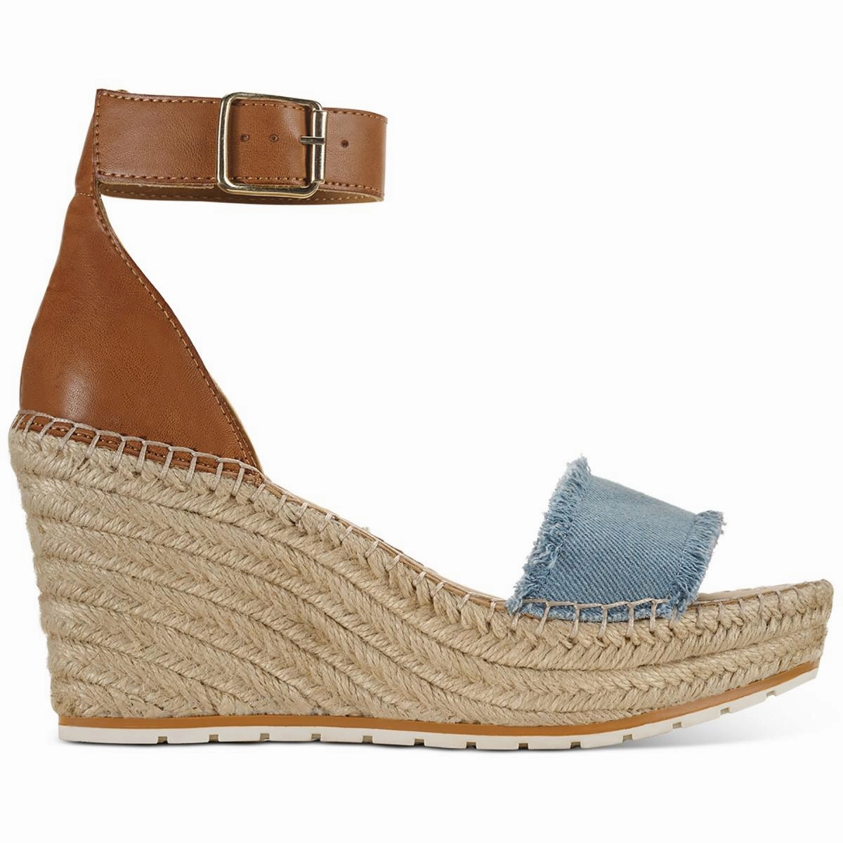 Sammi Womens Wedge Sandals Contoured Vibe Flash Step