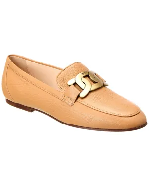 TOD??s Cuoio Leather Loafer Heel Sure