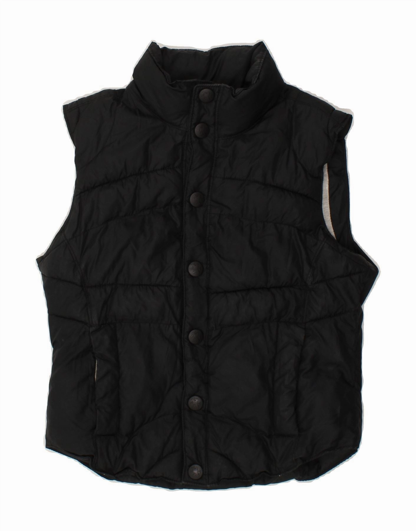 Adaptive Temperature Control TOMMY HILFIGER Boys Padded Gilet 8-9 Years Medium Black Polyester