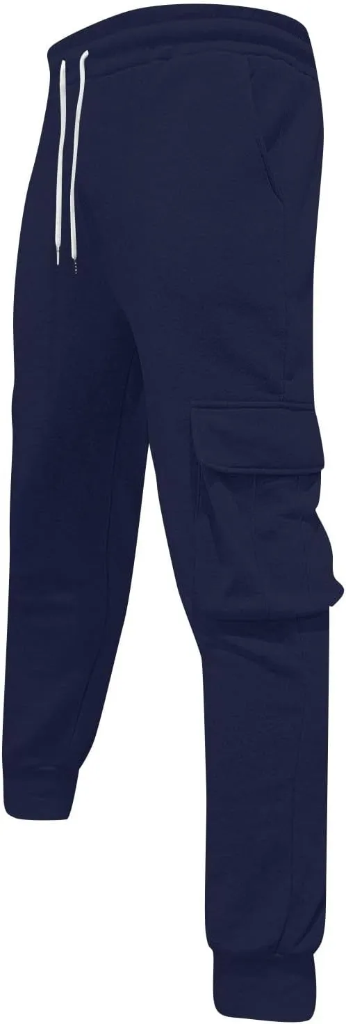 Trousers for Men Comfy Camping Hiking Athletic Drawstring Elastic Waist Pants Outdoor Casual Fleece Lined Joggers