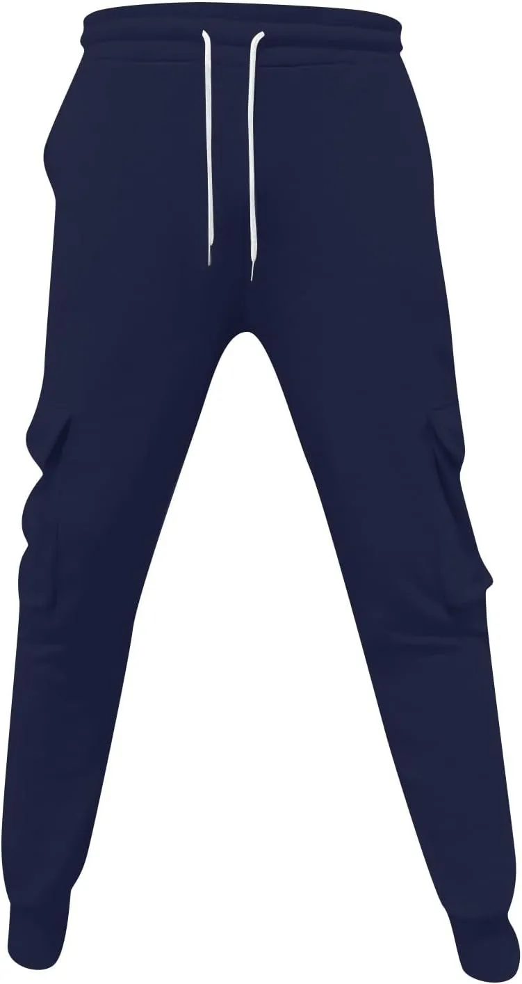 Trousers for Men Comfy Camping Hiking Athletic Drawstring Elastic Waist Pants Outdoor Casual Fleece Lined Joggers