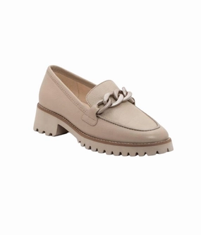 Women's Kiana Chain Loafer In Sand Calf Self Love