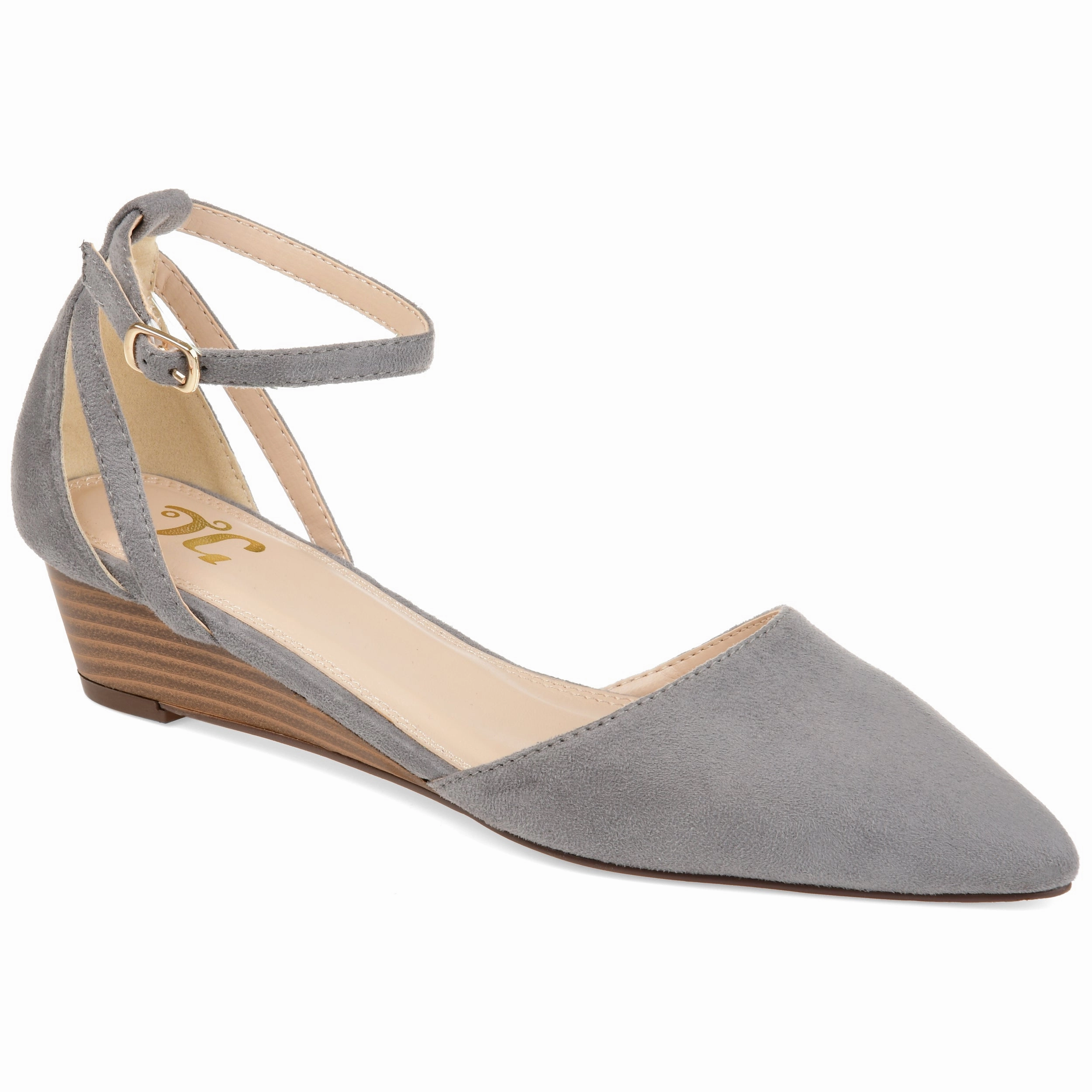 Long Time Walk Confident Walk Journee Women's Arkie Sliver Wedge