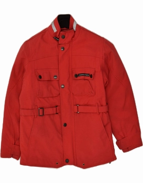 TUCANO URBANO Boys Utility Jacket 11-12 Years Red Nylon nurses desert