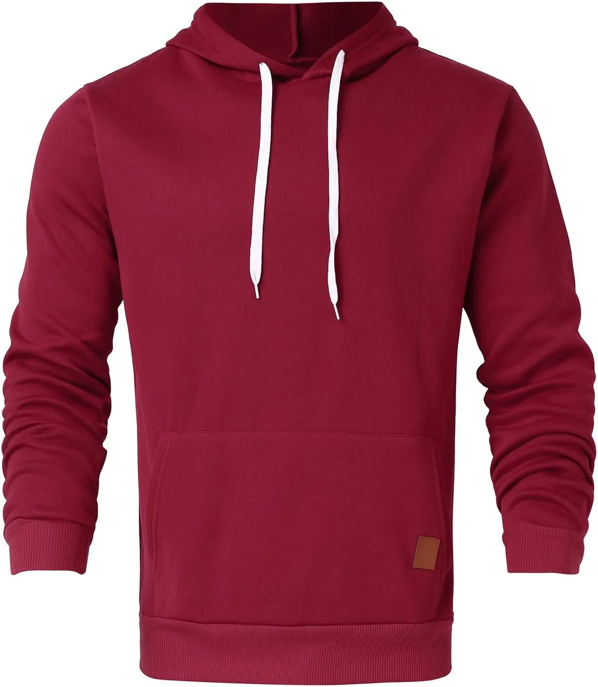 TUQIDEWU Mens Hoodies Pullover, Mens Sweatshirts Hoodies Winter Warm Fleece Pullover Casual Long Sleeve Hoodies with Pockets
