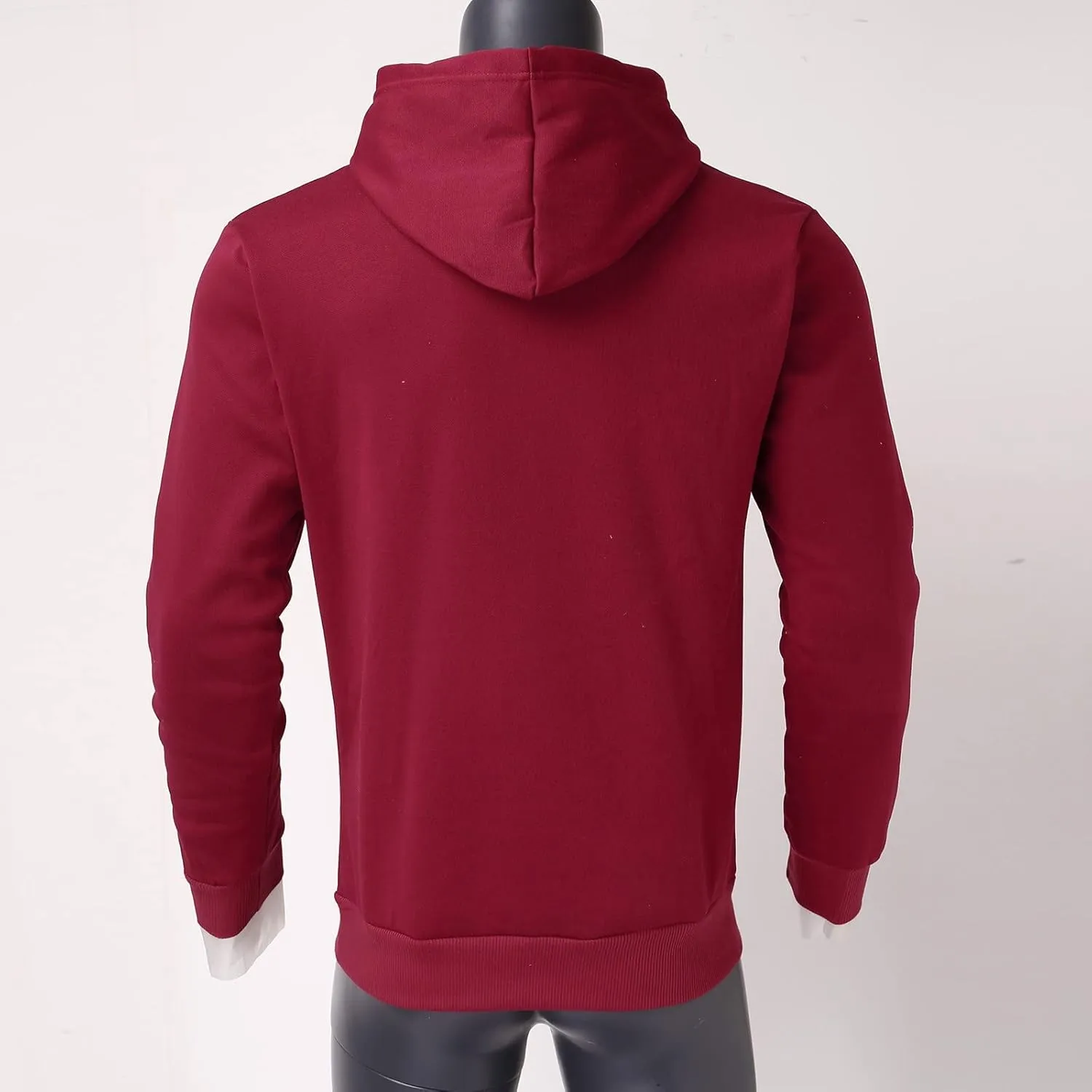TUQIDEWU Mens Hoodies Pullover, Mens Sweatshirts Hoodies Winter Warm Fleece Pullover Casual Long Sleeve Hoodies with Pockets