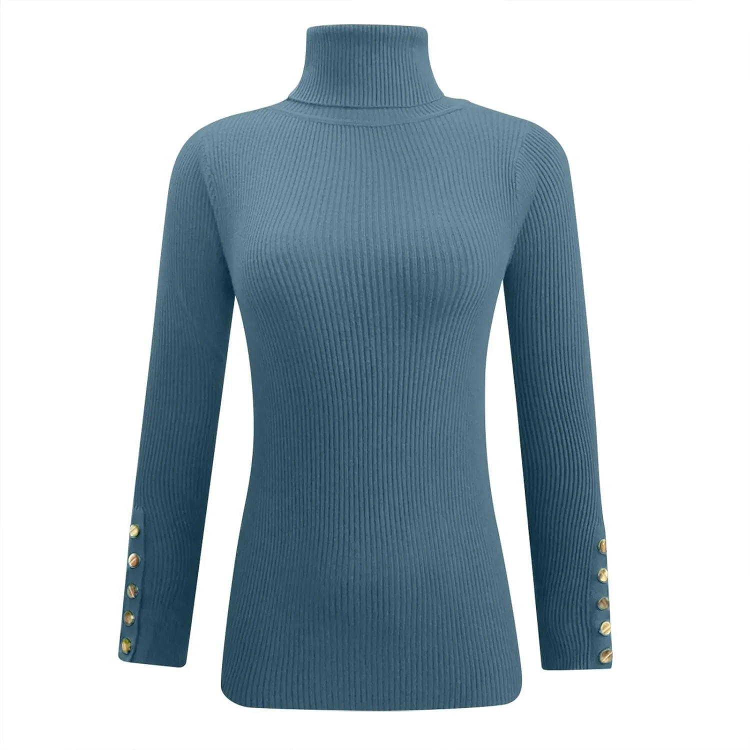 Turtleneck Sweater Women Fall Trendy Thermal Slim Fitcropped Sweater Long Sleeve Oversized Pullover Sweater 2024