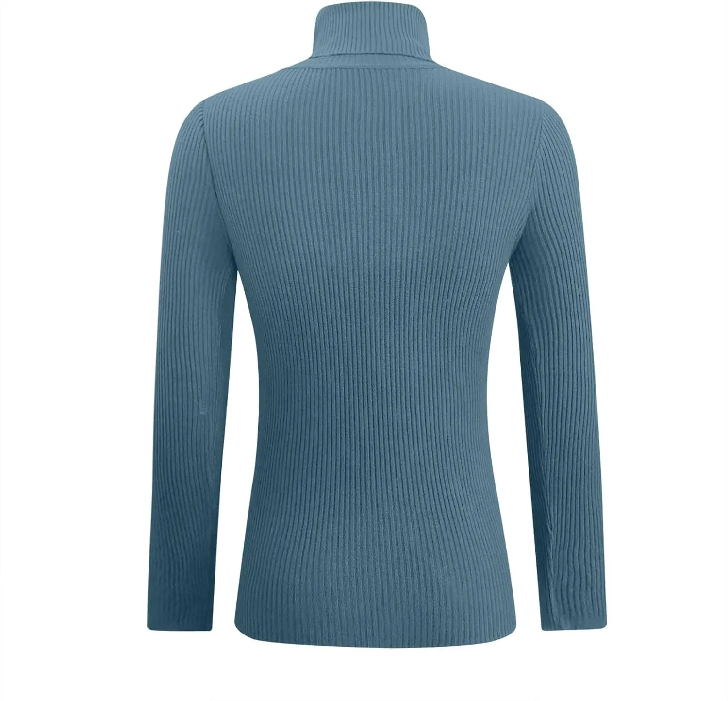 Turtleneck Sweater Women Fall Trendy Thermal Slim Fitcropped Sweater Long Sleeve Oversized Pullover Sweater 2024