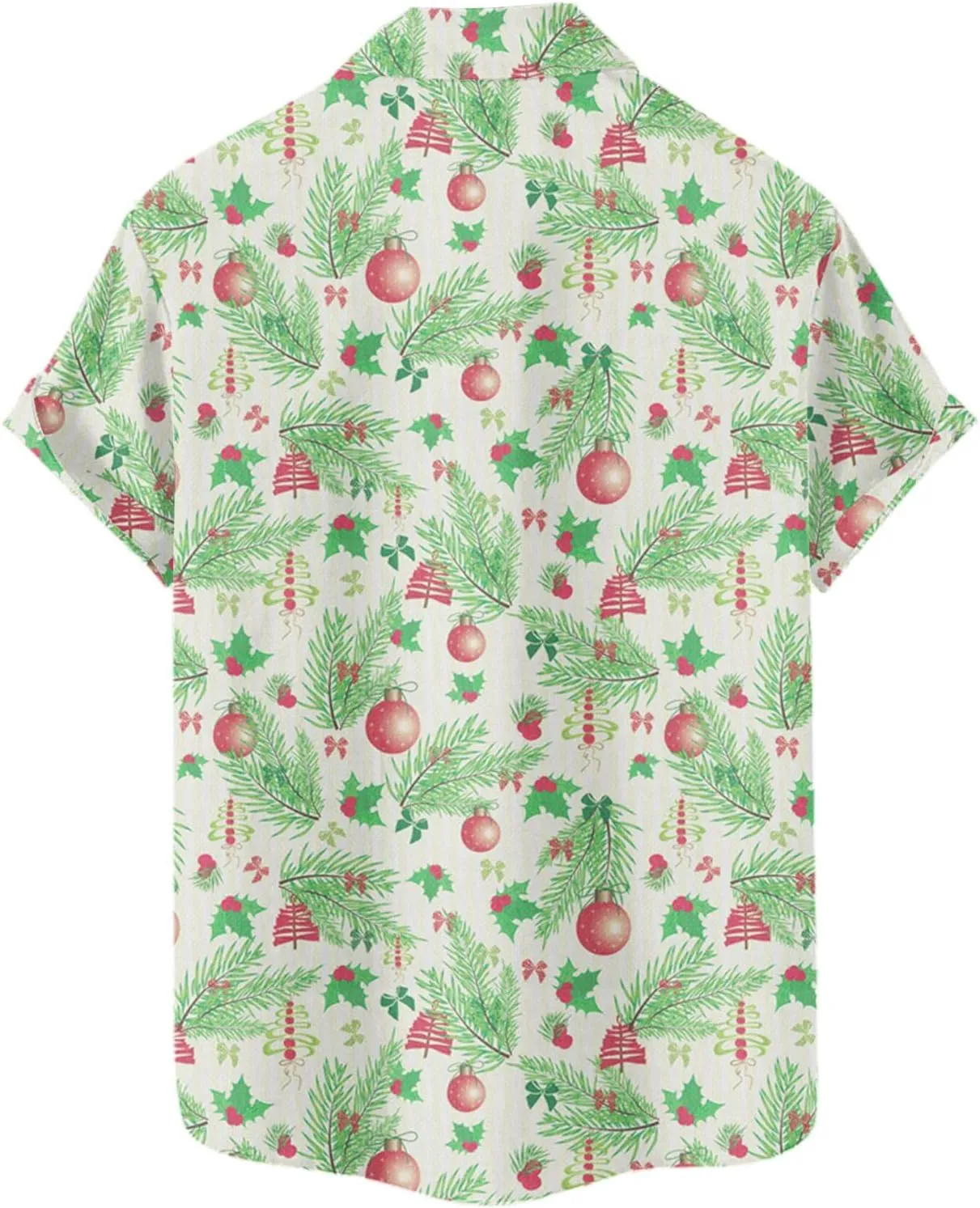 Ugly Christmas Shirts for Men 2024, Mens Ugly Christmas Shirt Short Sleeve Slim Fit Hawaiian Shirts