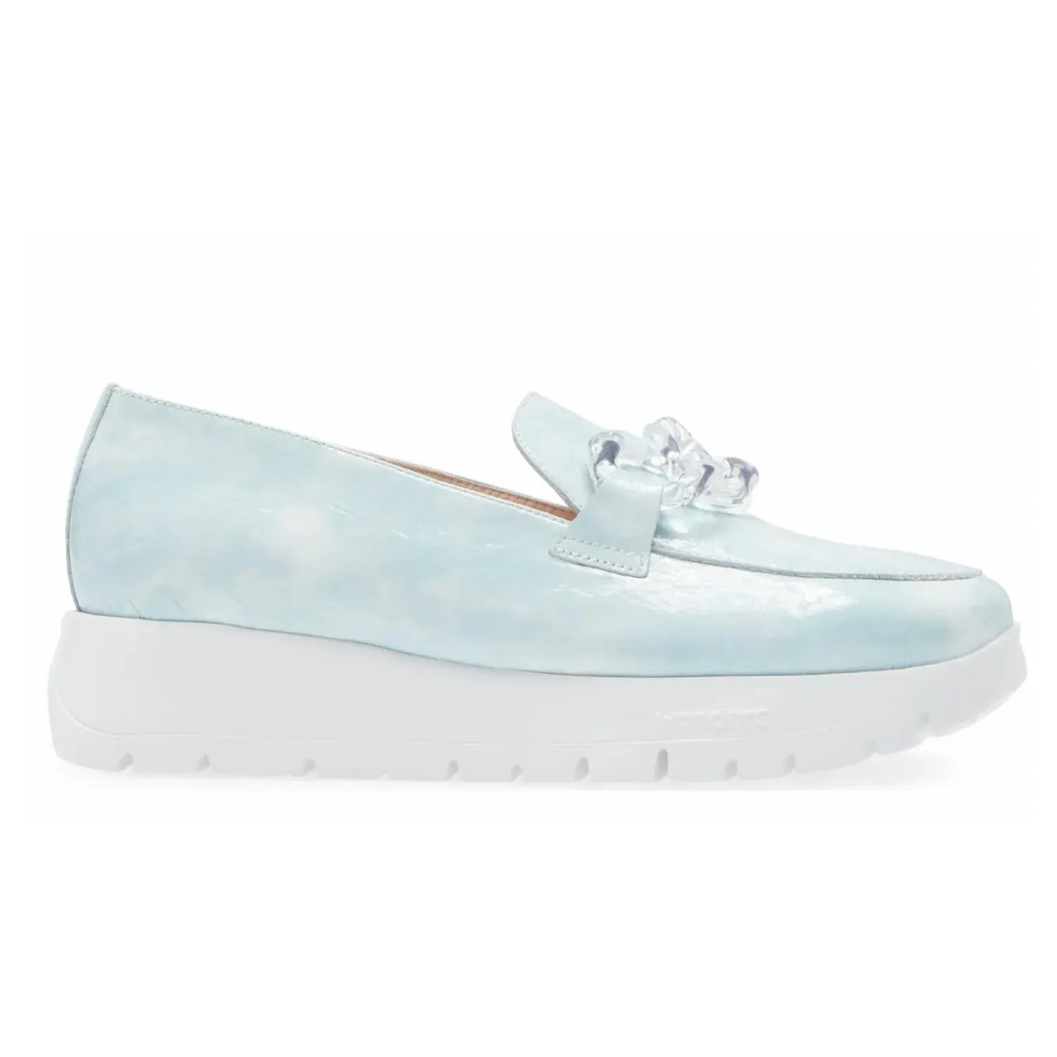 Women's Patent Loafer In Iris Aloe All Sure Path Strong