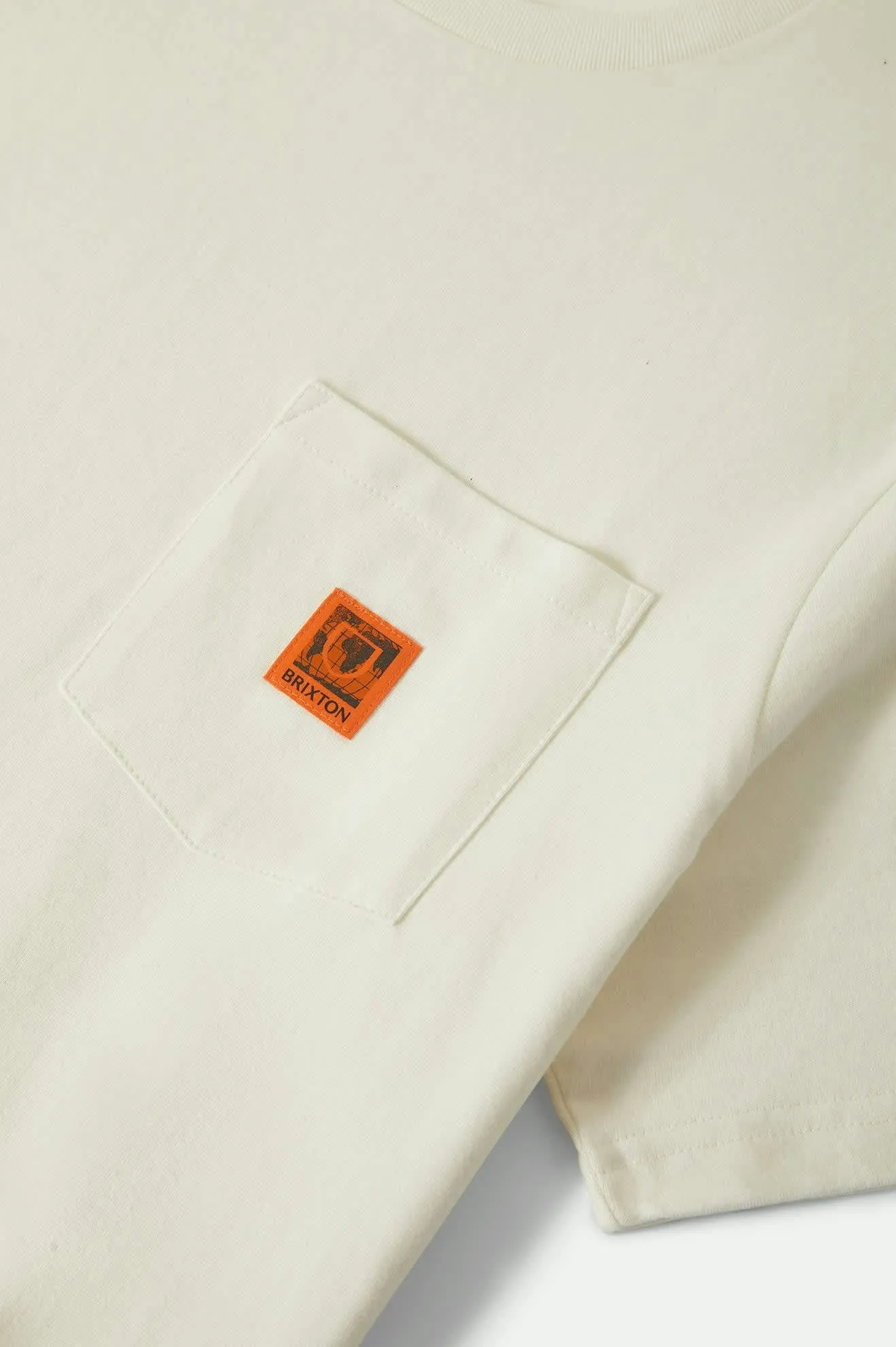 Effortless Layer Union Heavyweight S/S Boxy Pocket T-Shirt - Off White