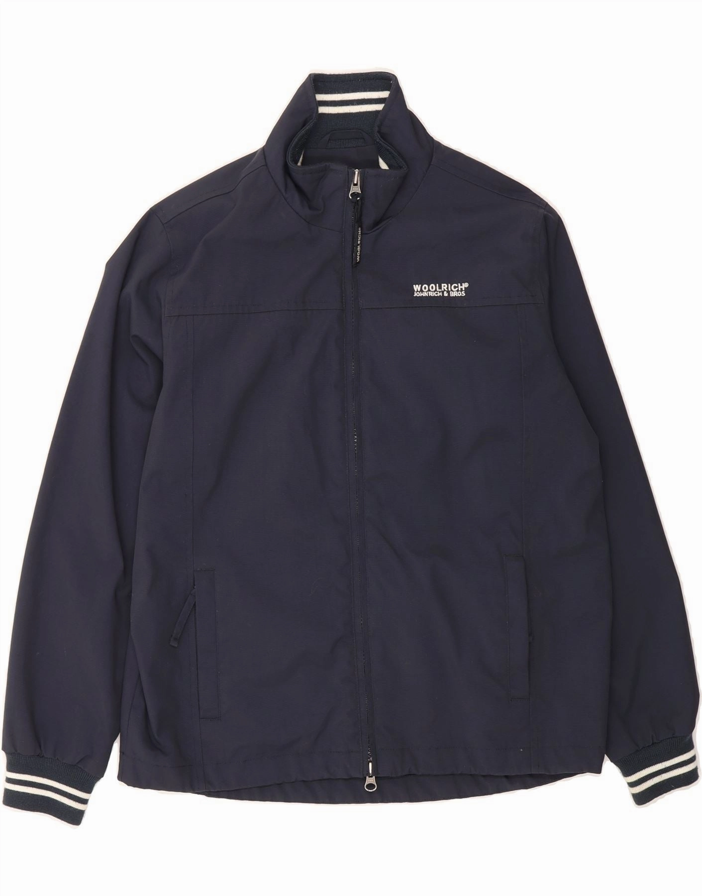 WOOLRICH Boys Bomber Jacket 11-12 Years Navy Blue Nylon morning