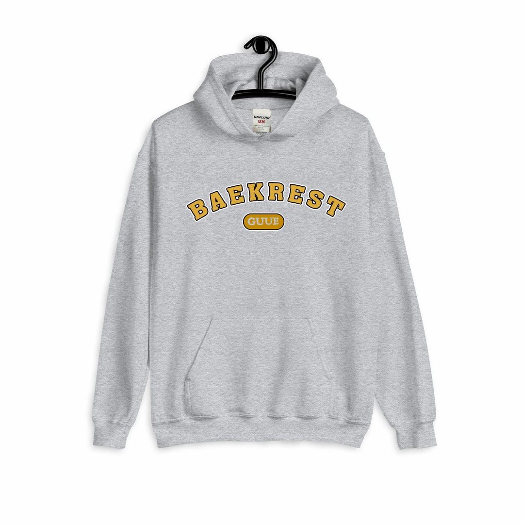 Slim Silhouette Versatile Layering Unfluid Grey Color Hoodie