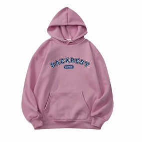 Lightweight Construction LowImpactDye Unfluid Purple Color Hoodie