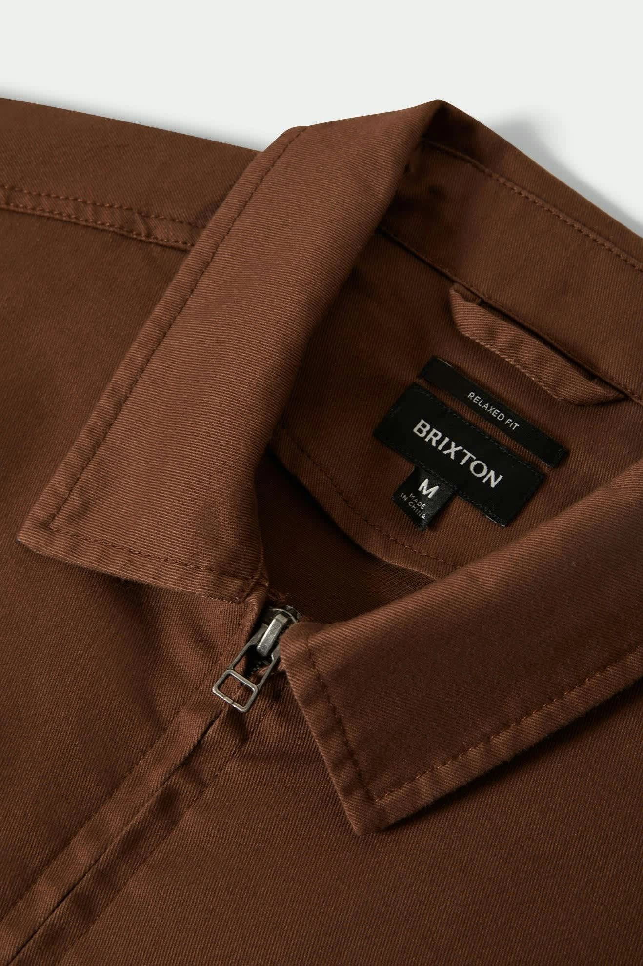 Water-Resistant Layer Union Relaxed Harrington Jacket - Pinecone Brown
