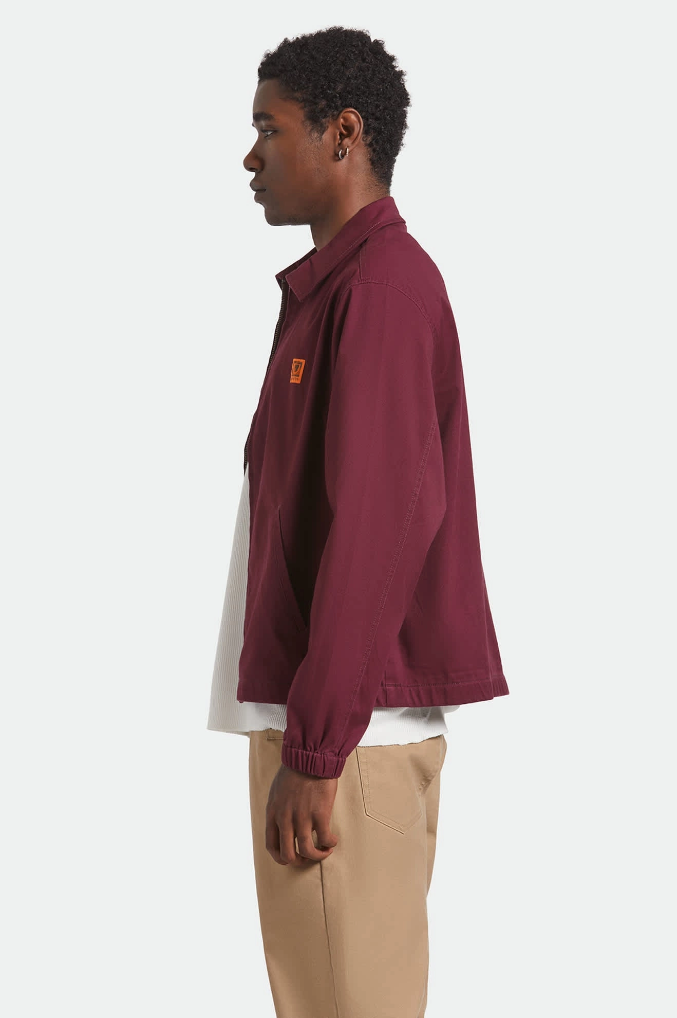 Outdoor Function Trail Friendly Union Relaxed Harrington Jacket - Port