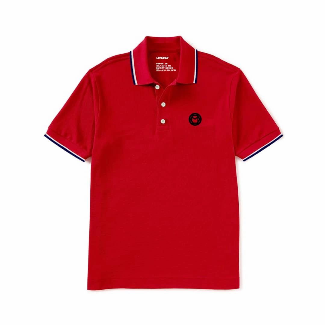 AntiStaticLining Livergy Red Men Polo
