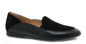 Women's Lace Glazed Slip-On Loafer In Black Stylish Support