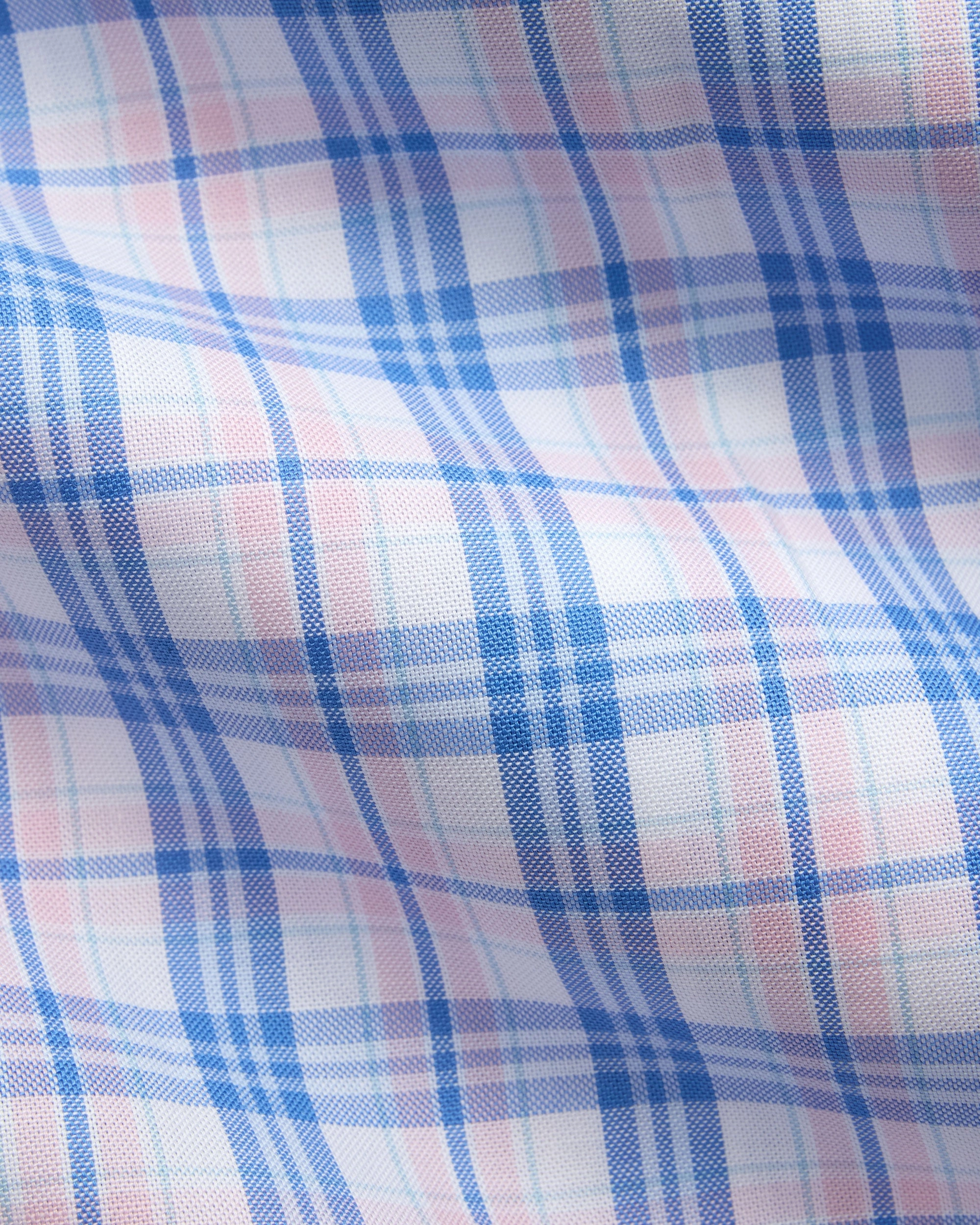 Party outfit Blue & Pink Windowpane Sport Shirt - Classic Fit