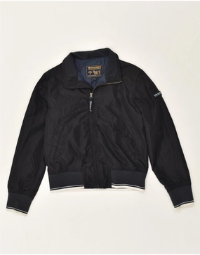 WOOLRICH Boys Bomber Jacket 9-10 Years Black Nylon Cherish