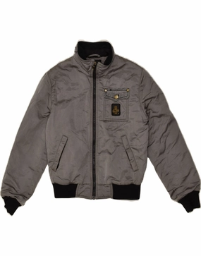 Travel Ready REFRIGIWEAR Boys Bomber Jacket 11-12 Years Grey Polyester