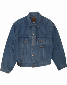 UNLIMITED Boys Denim Jacket 13-14 Years Small Blue Cotton Approve