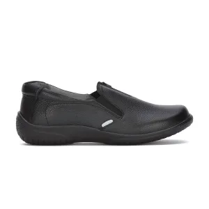 Professional Leather Loafers In Black Bold Dash Cozy Path