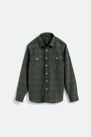 Bowery L/S Flannel - Ocean Zip Front