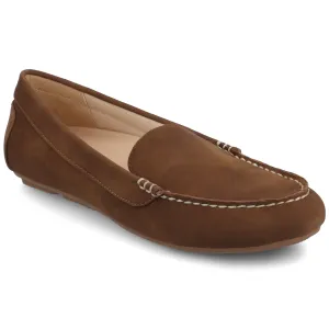 Journee Womens Oreta Medium and Wide Width Driving Loafer Heel Firm Anti Slip