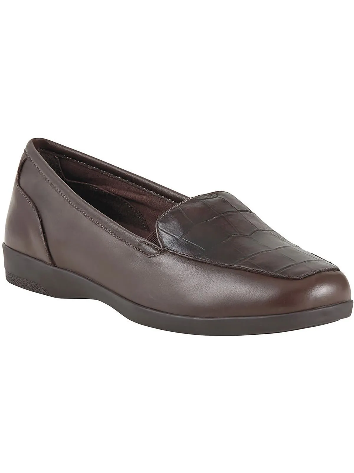 Devitt 10 Womens Leather Slip On Loafers Effortless Look