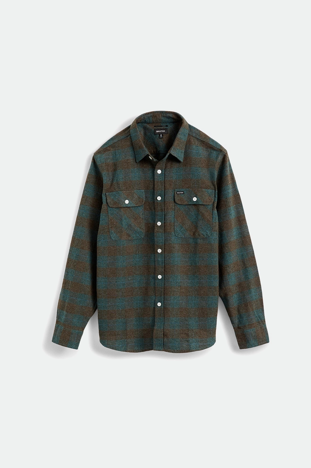Bowery L/S Flannel - Ocean Zip Front