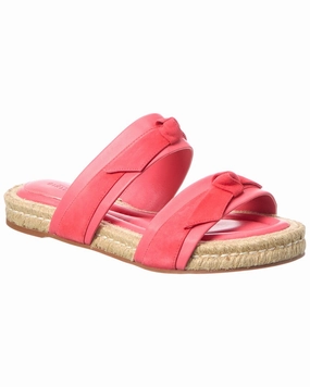 Alexandre Birman Clarita Leather & Suede Espadrille Knit Sole Minimal Mood