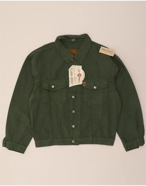 SISSY - BOY Boys Denim Jacket 15-16 Years Large Green Adventure Look