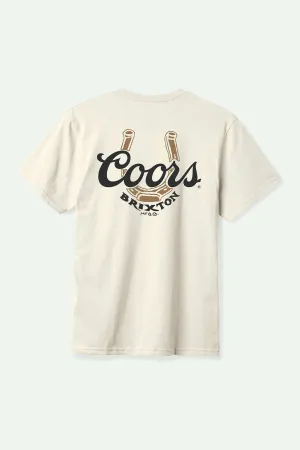 Washable Coors Luck S/S Standard T-Shirt - Natural