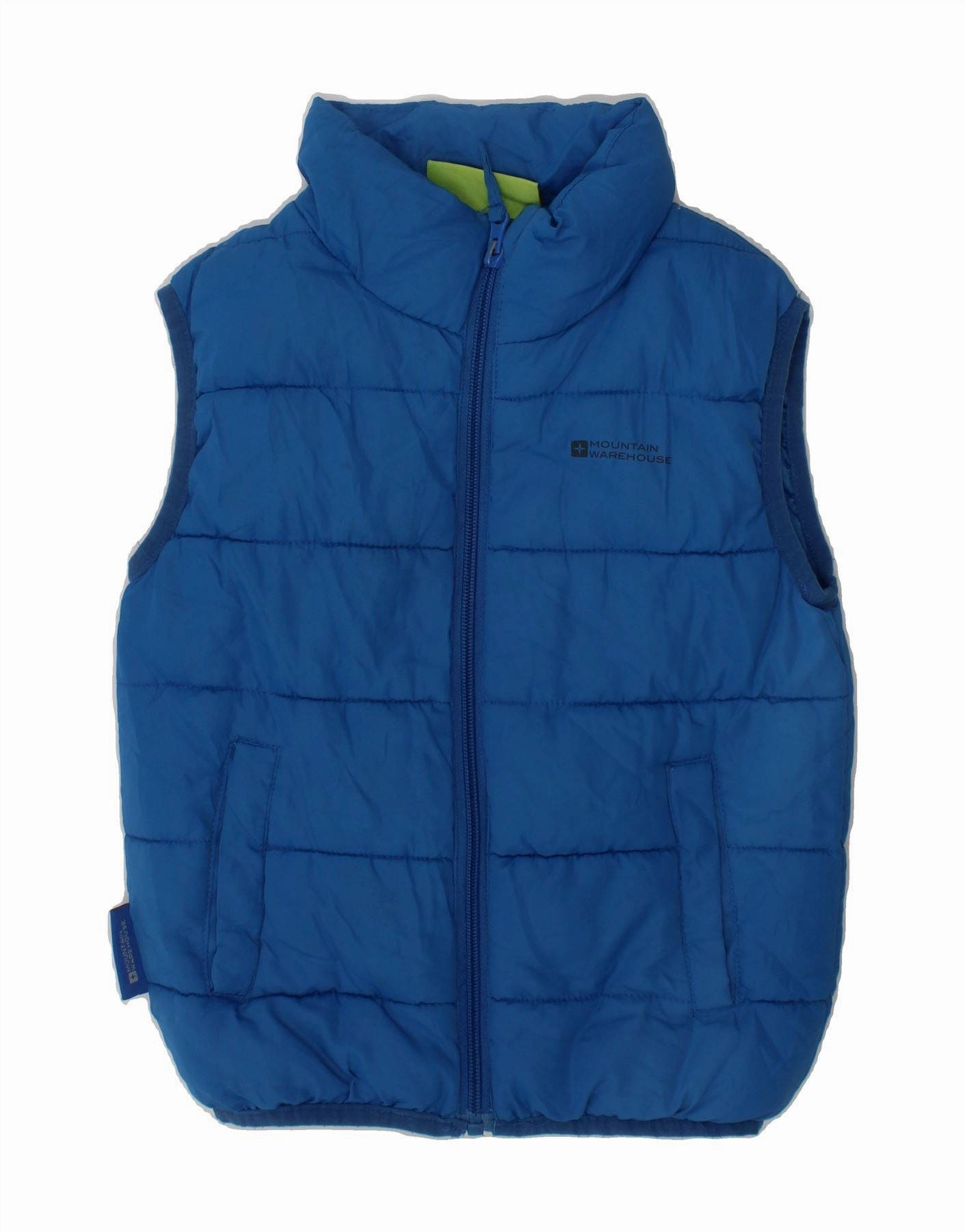 MOUNTAIN WAREHOUSE Boys Padded Gilet 5-6 Years Blue Polyester Fitness