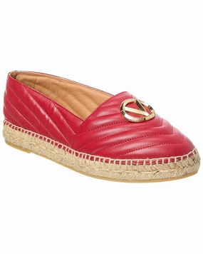 Valentino by Mario Valentino Guendalina Leather Espadrille Step Lightly