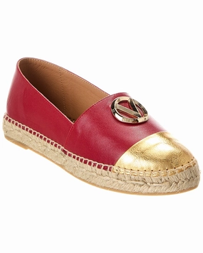Narrow Fit Valentino by Mario Valentino Pineta Leather Espadrille