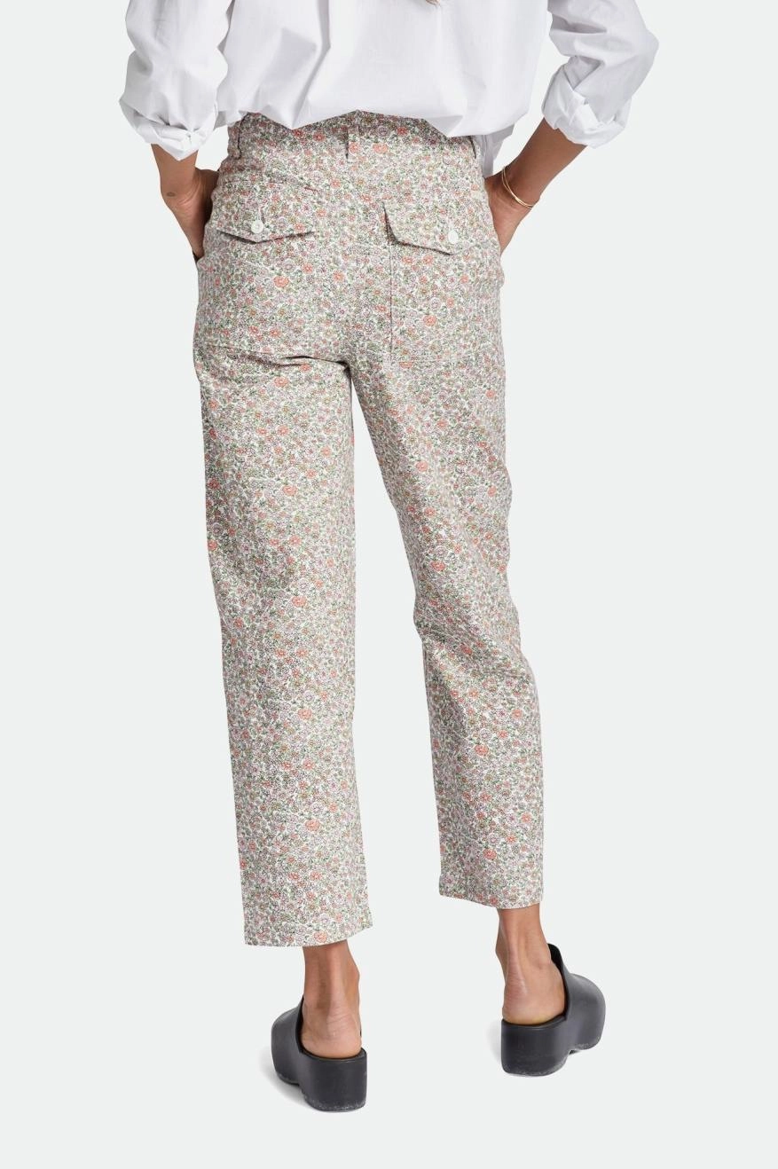 OdorResistantTreatment Core Essential Vancouver Pant - White Floral