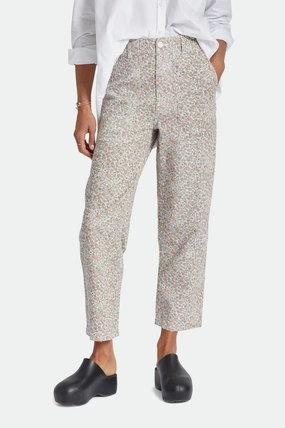 Core Essential Vancouver Pant - White Floral