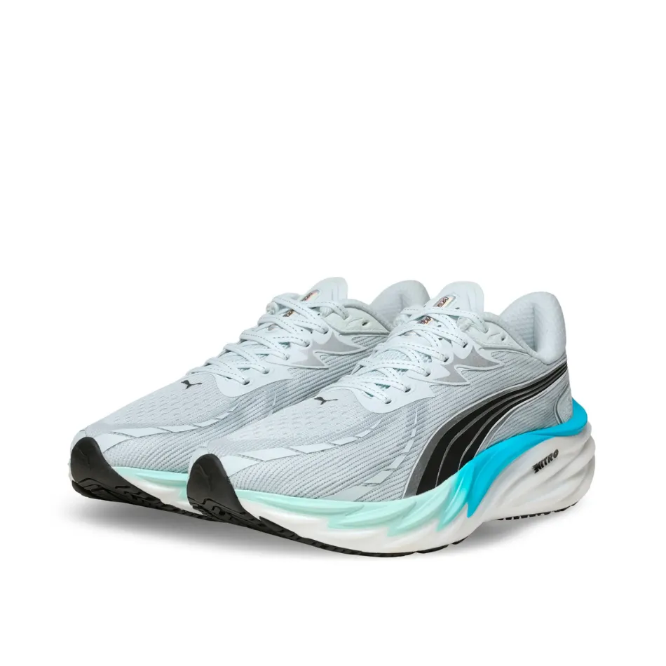 Rebound Boost floral - design shoes PUMA Men's Velocity NITRO 4 Running Shoes in Sea Glass/Speed Blue AW25