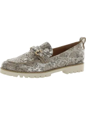 Power Path Art Tour EUGENE LUG BIT Womens Leather Slip On Loafers