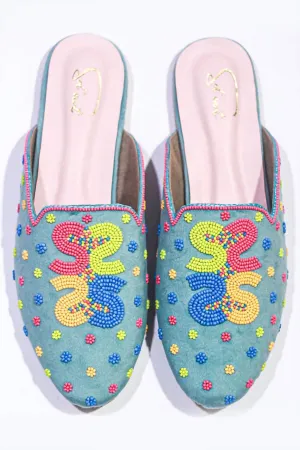 Local Lane Women's Logo Slip On Shoe In Blue
