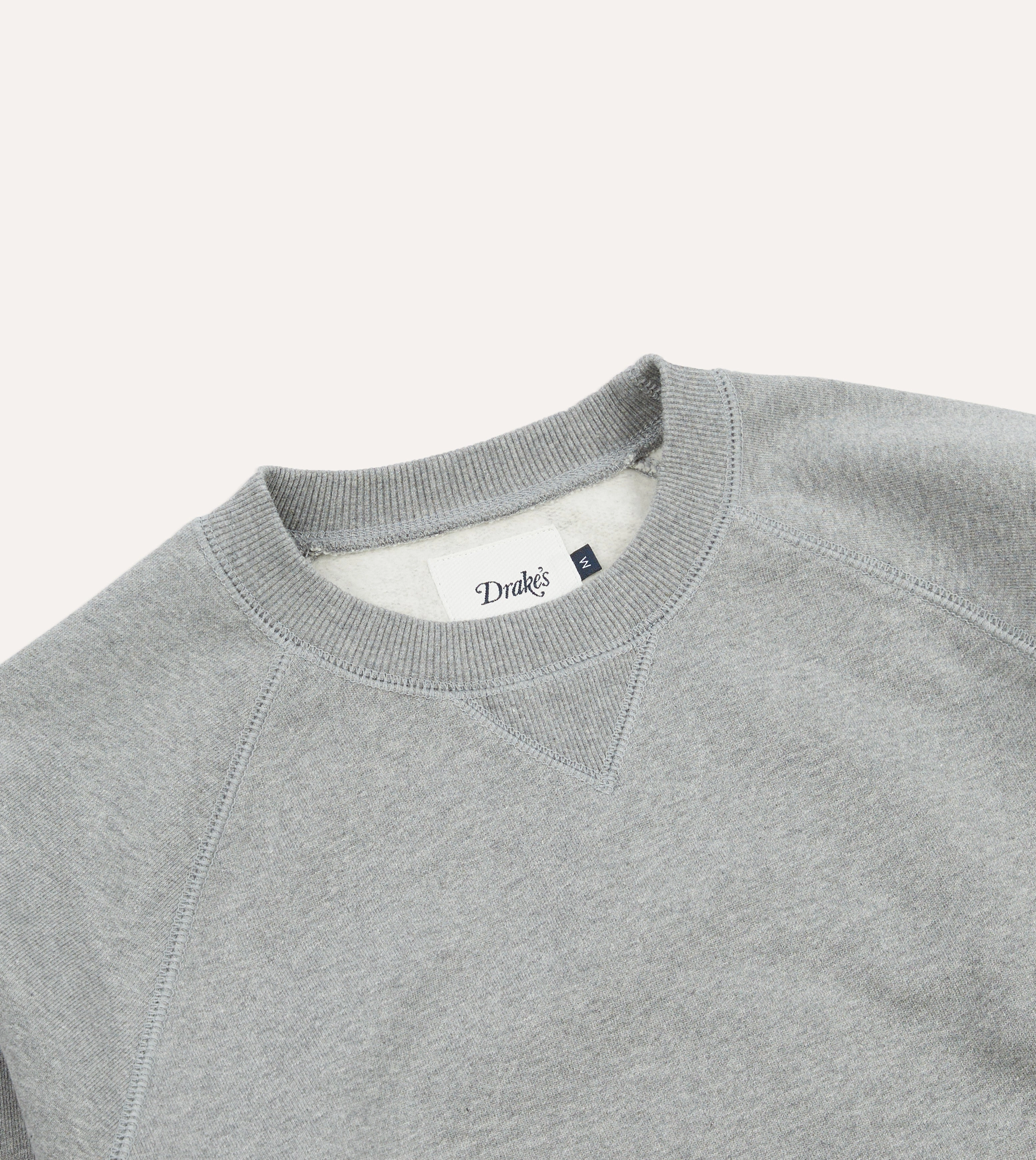 Grey Brushed Cotton Jersey Sweatshirt Street Staple Cozy Warmth