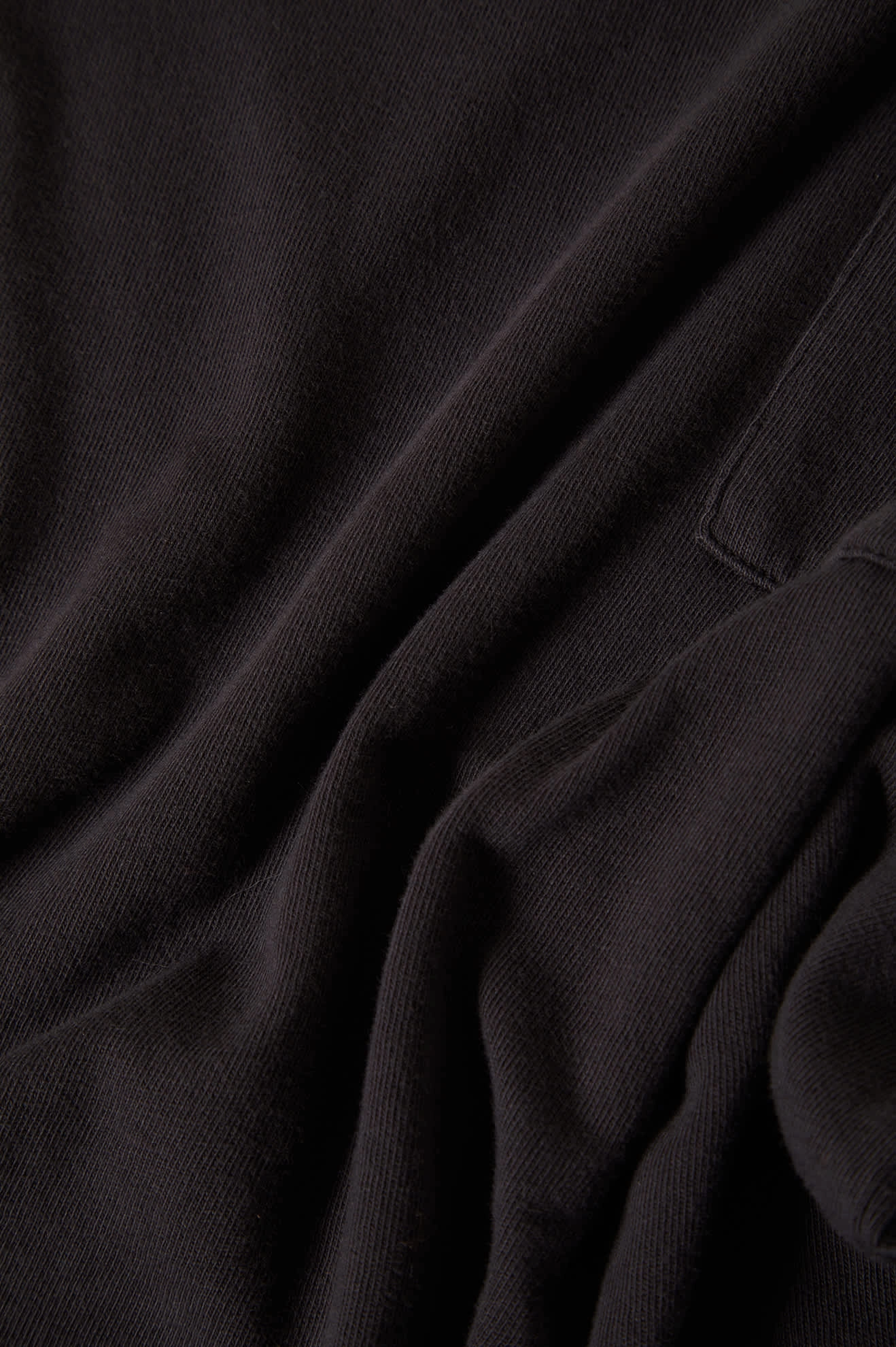 Cozy and Light Colorfast Material Carefree Organic Garment Dye Perfect T-Shirt - Black