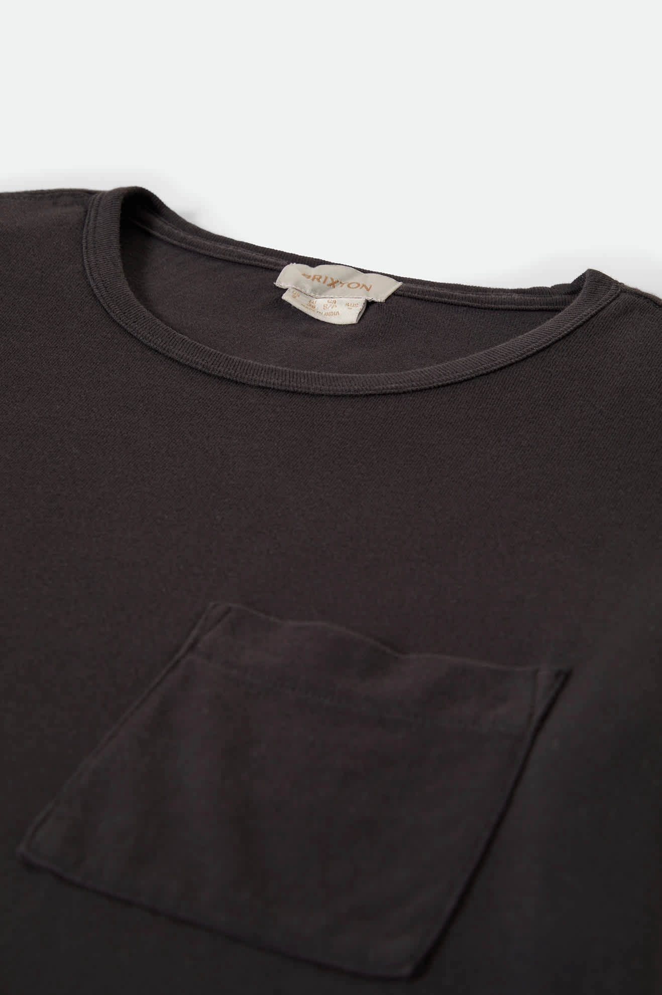 Carefree Organic Garment Dye Perfect T-Shirt - Black MultiPly Fabric